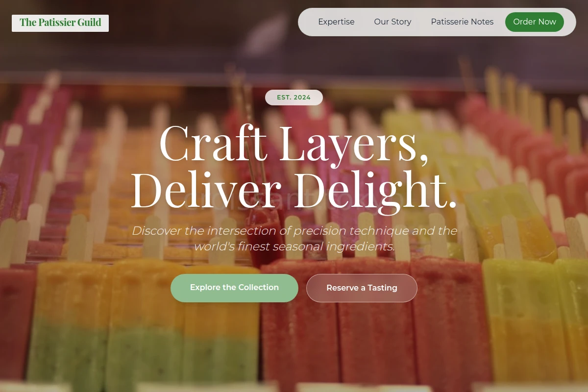Minimalist Specialty Food