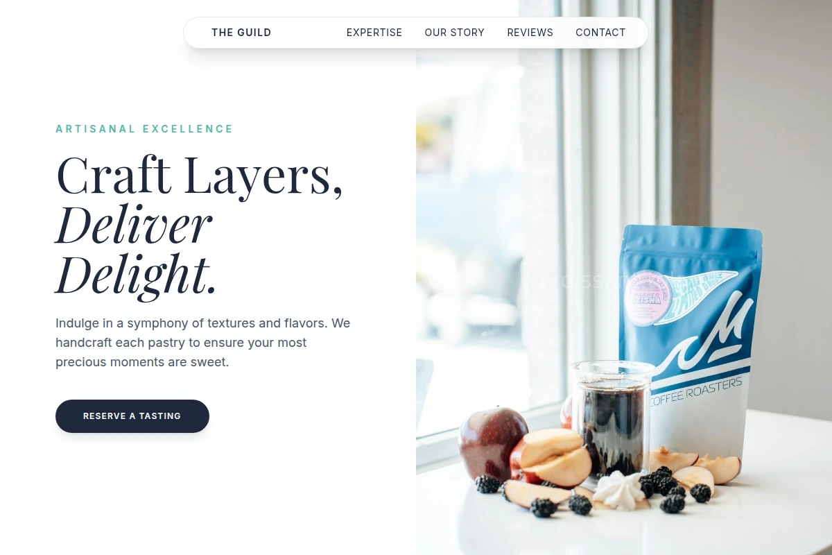 Minimalist Specialty Food