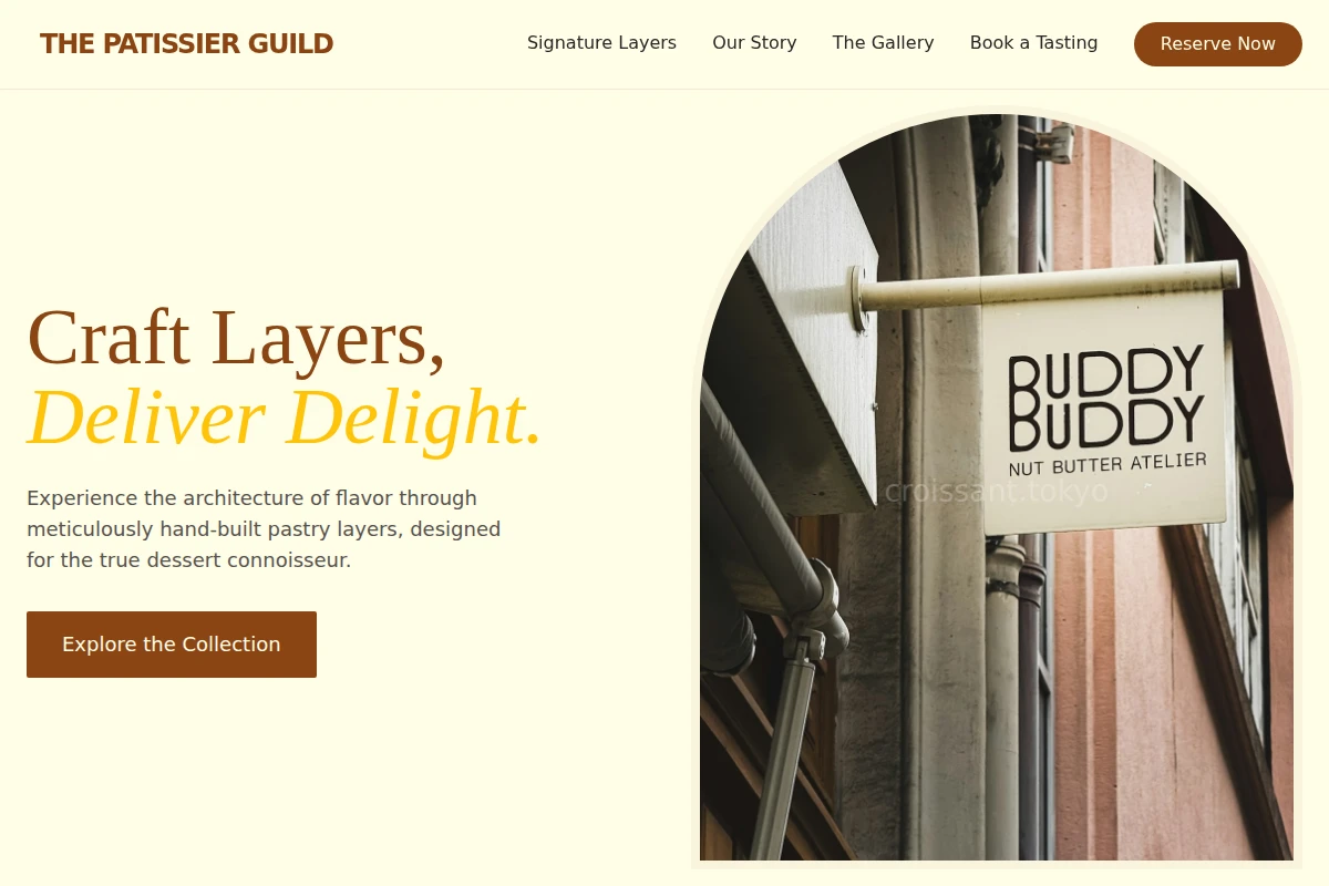 Layered Specialty Food